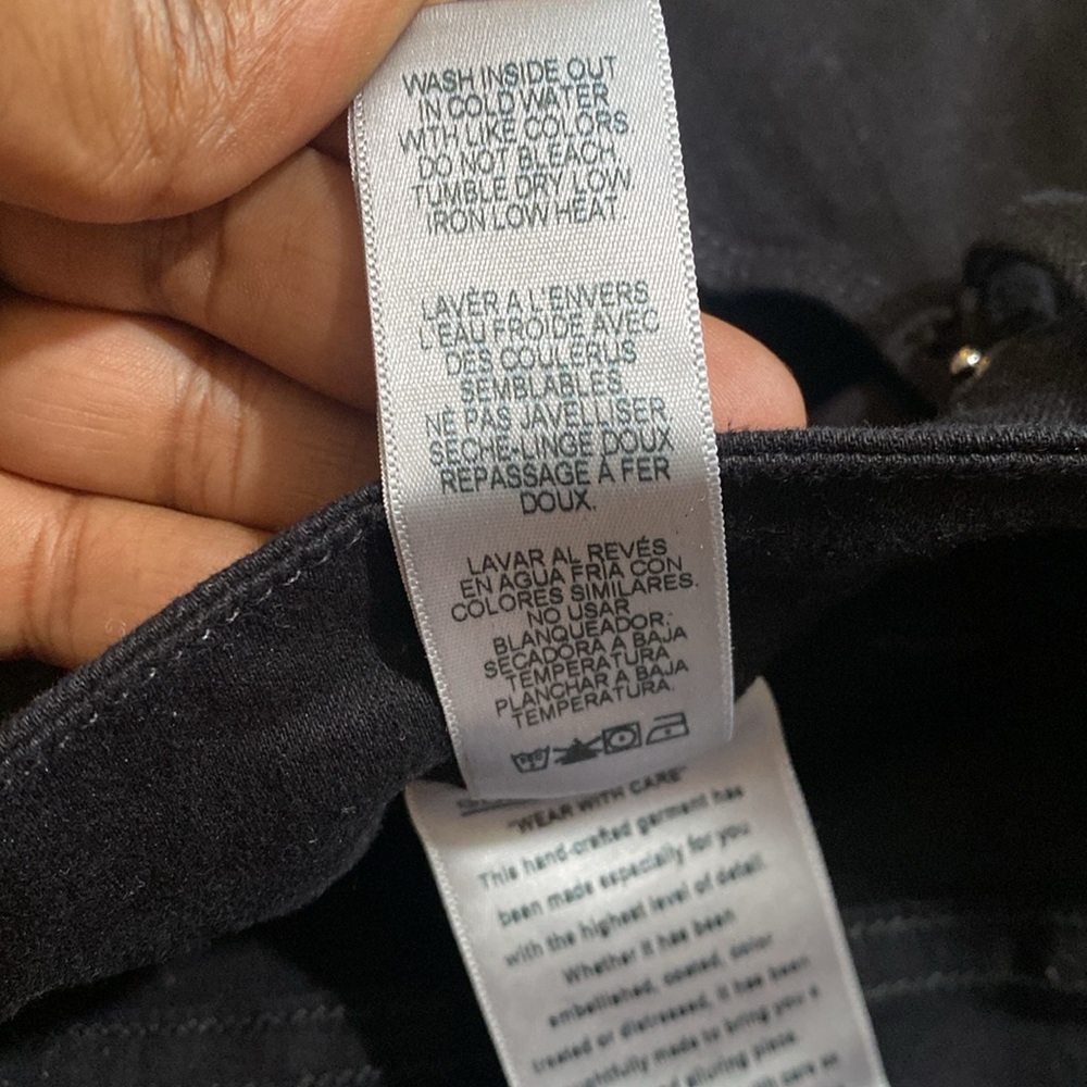 Good American Good Legs Dark Black Skinny Jeans Size 18 - Picture 7 of 8